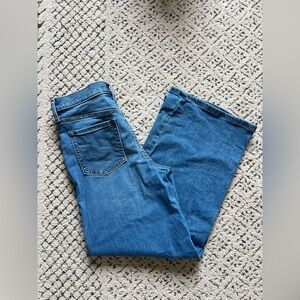 Banana Republic Women's Wide Leg Jeans in Blue